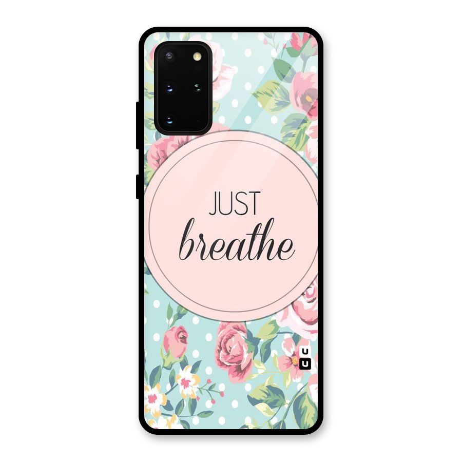 Floral Bloom Glass Back Case for Galaxy S20 Plus