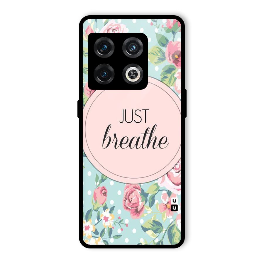 Floral Bloom Glass Back Case for OnePlus 10 Pro 5G