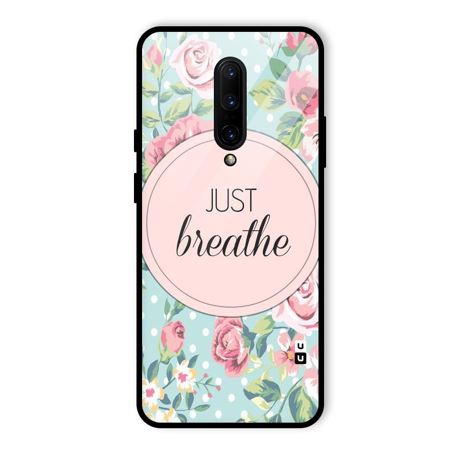 Floral Bloom Glass Back Case for OnePlus 7 Pro