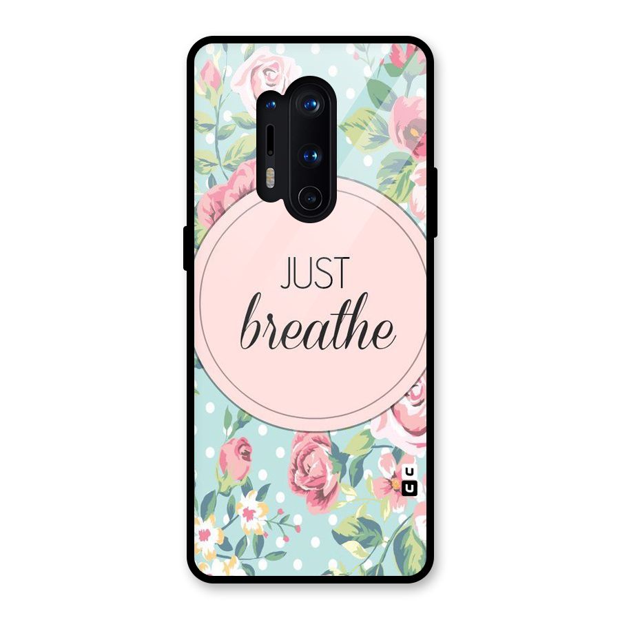 Floral Bloom Glass Back Case for OnePlus 8 Pro