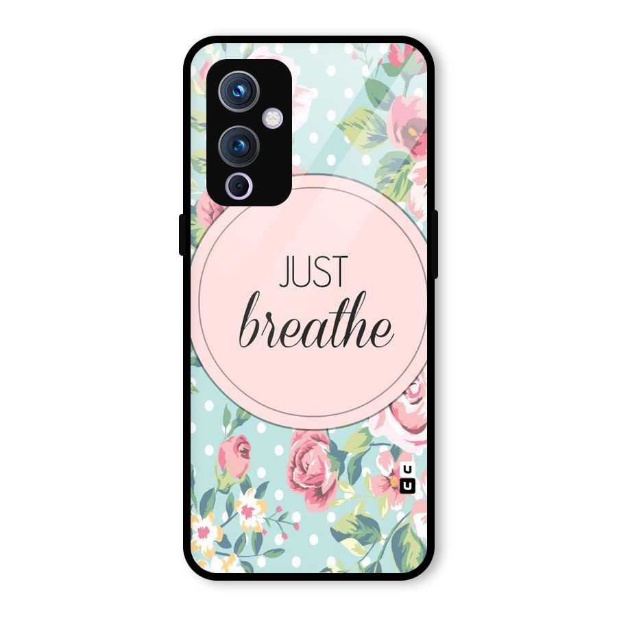 Floral Bloom Glass Back Case for OnePlus 9