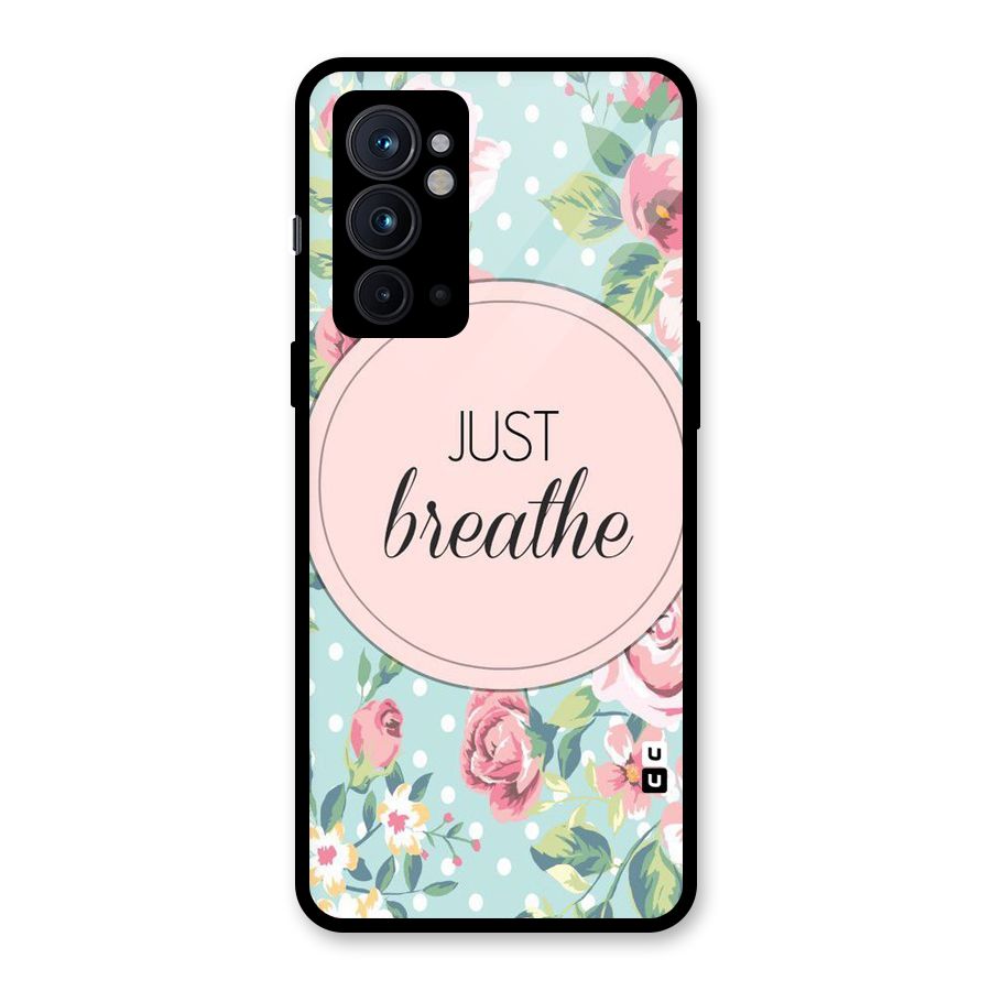Floral Bloom Glass Back Case for OnePlus 9RT 5G