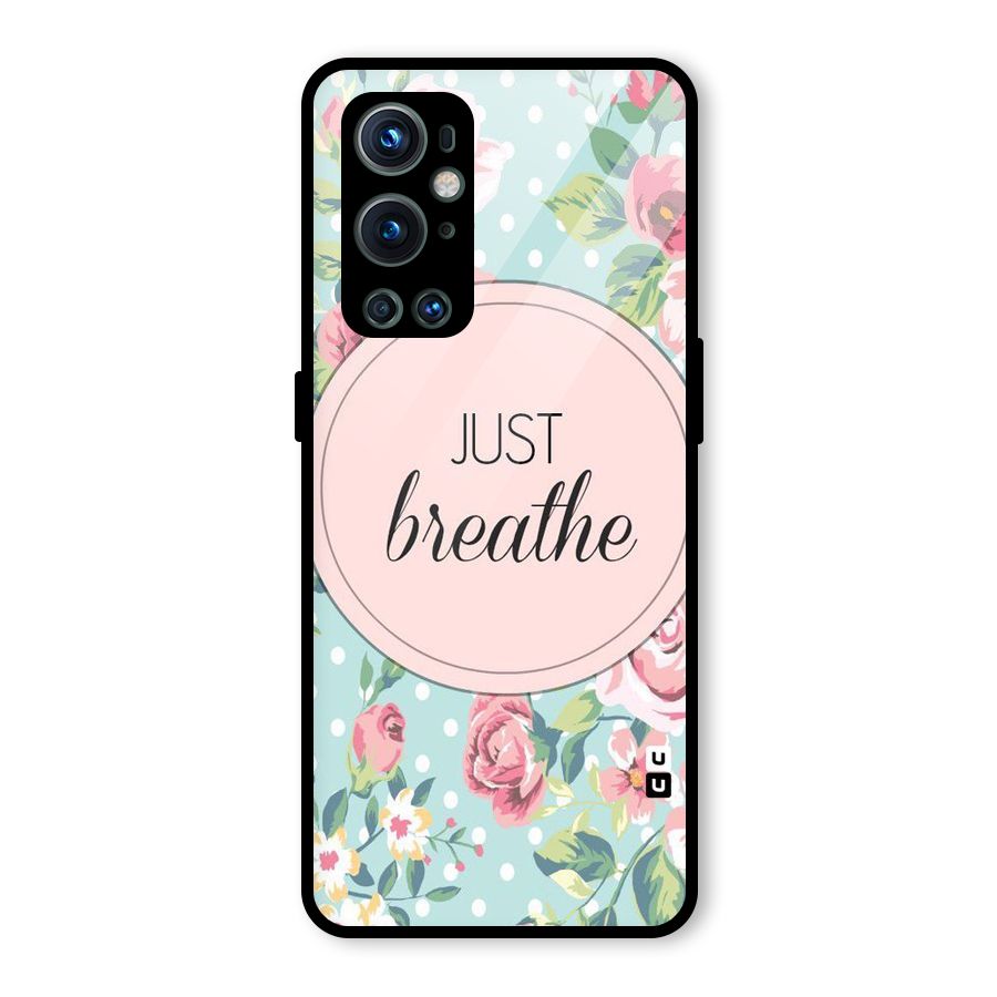 Floral Bloom Glass Back Case for OnePlus 9 Pro