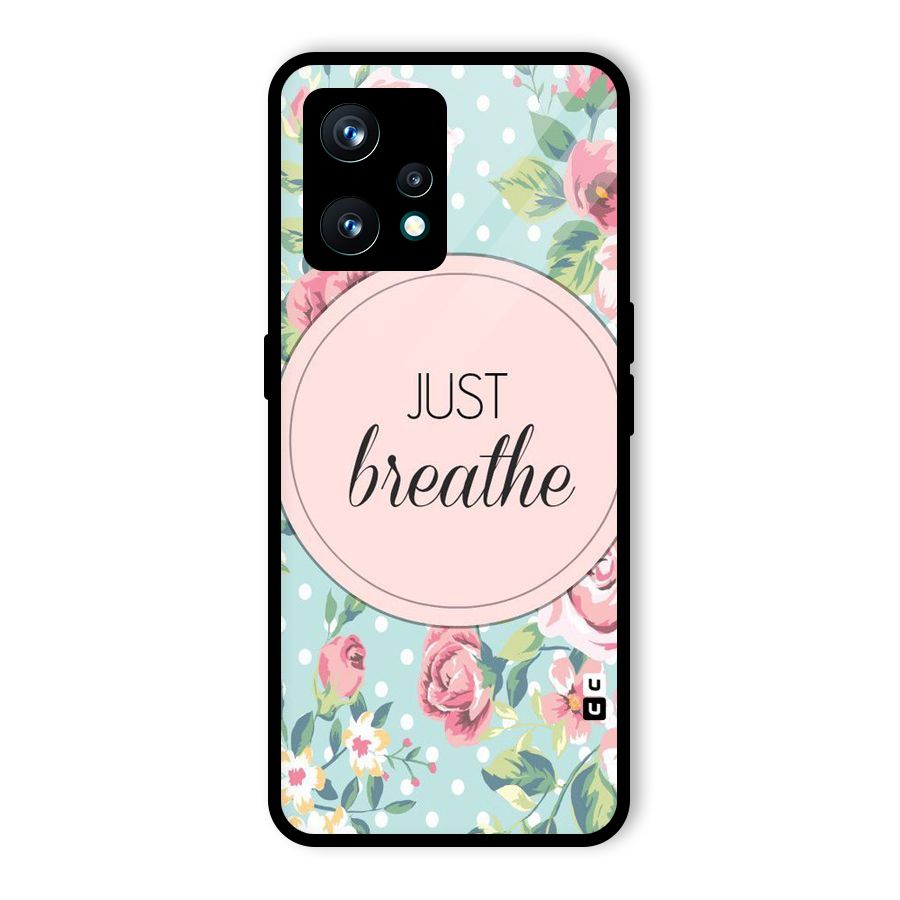 Floral Bloom Glass Back Case for Realme 9 Pro Plus 5G