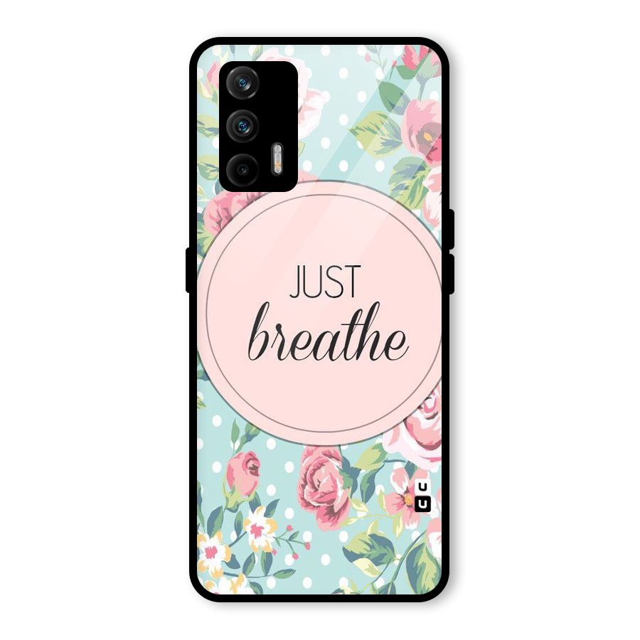 Floral Bloom Glass Back Case for Realme GT 5G