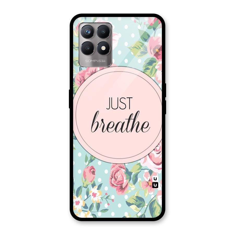 Floral Bloom Glass Back Case for Realme Narzo 50