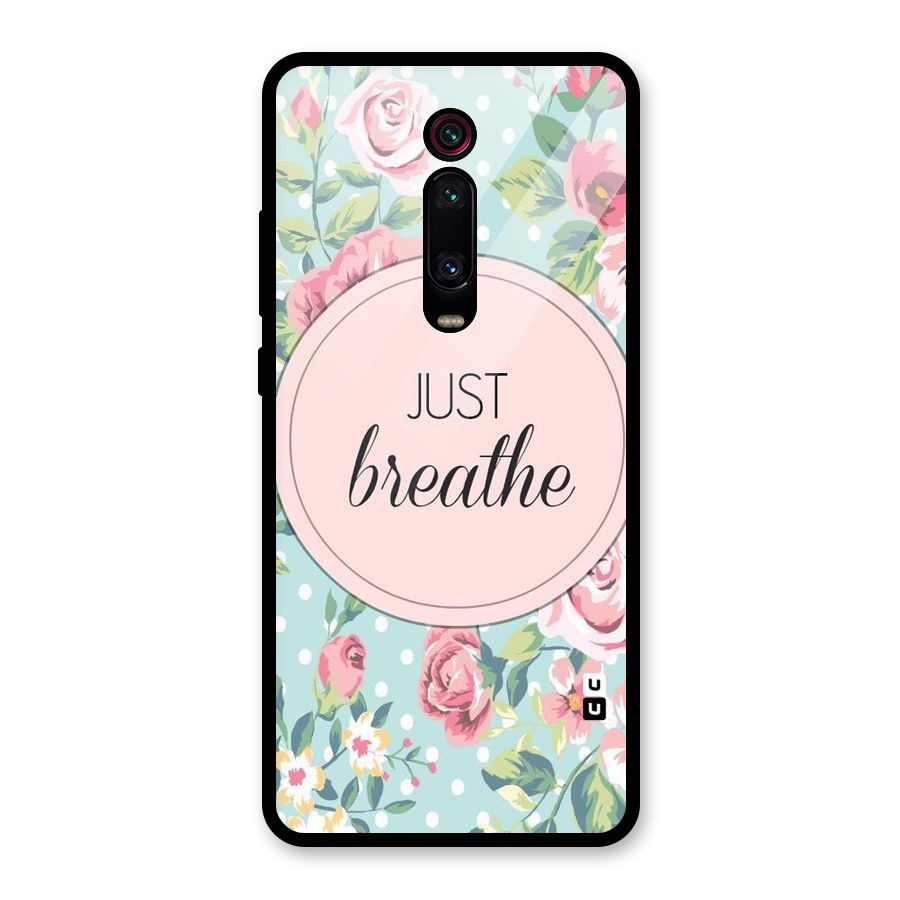 Floral Bloom Glass Back Case for Redmi K20 Pro