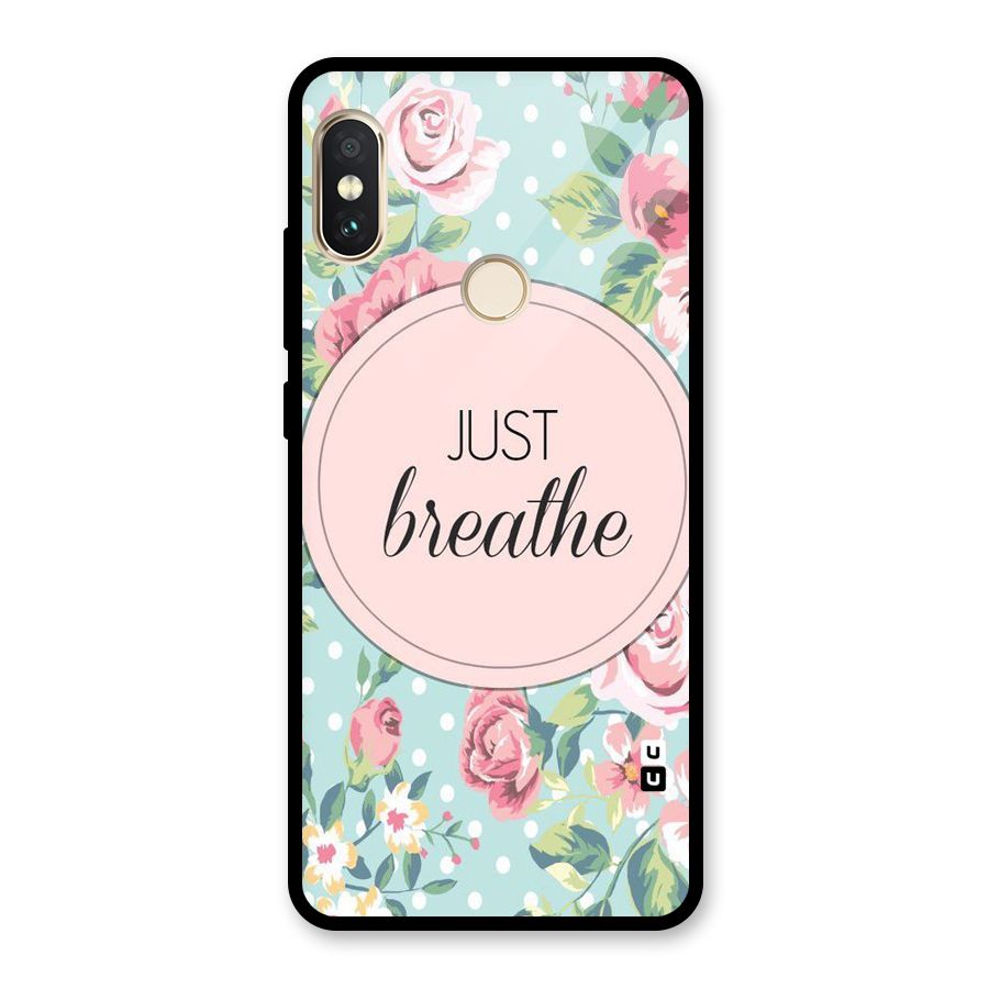 Floral Bloom Glass Back Case for Redmi Note 5 Pro