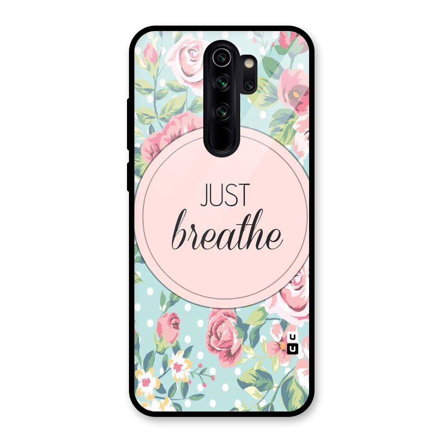 Floral Bloom Glass Back Case for Redmi Note 8 Pro