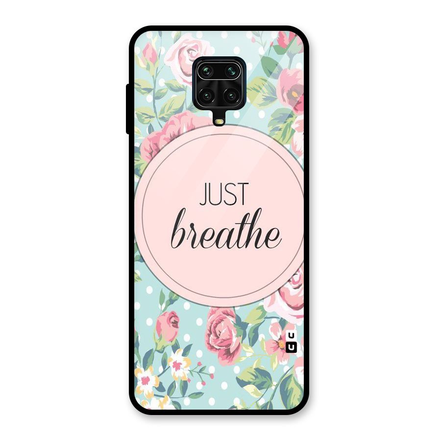 Floral Bloom Glass Back Case for Redmi Note 9 Pro