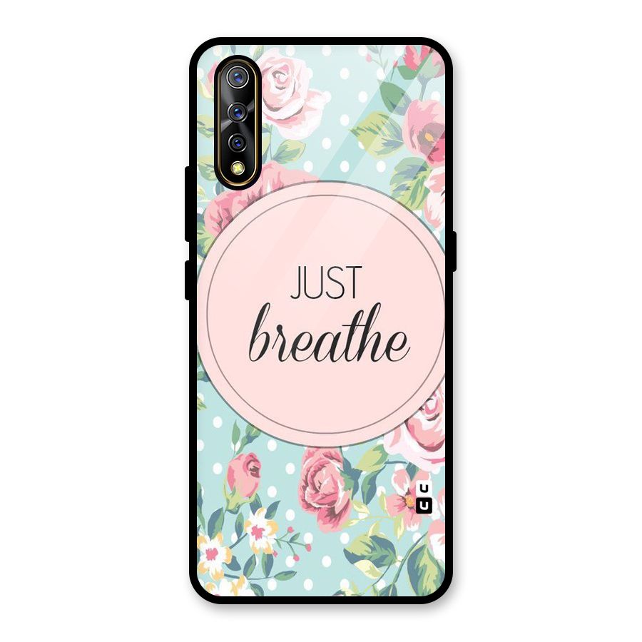 Floral Bloom Glass Back Case for Vivo S1