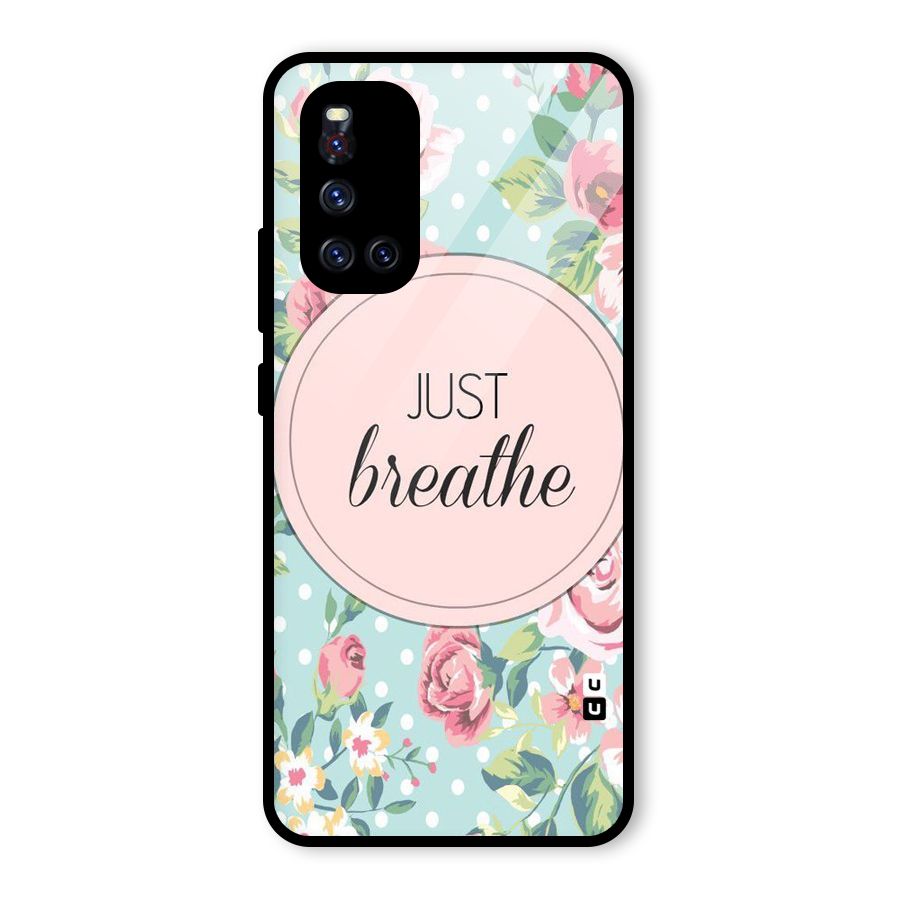 Floral Bloom Glass Back Case for Vivo V19