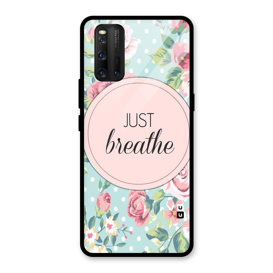 Floral Bloom Glass Back Case for Vivo iQOO 3