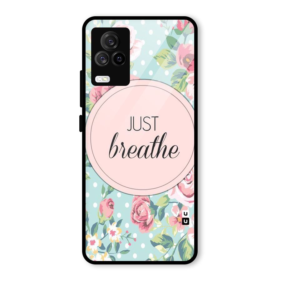 Floral Bloom Glass Back Case for Vivo iQOO 7 Legend 5G