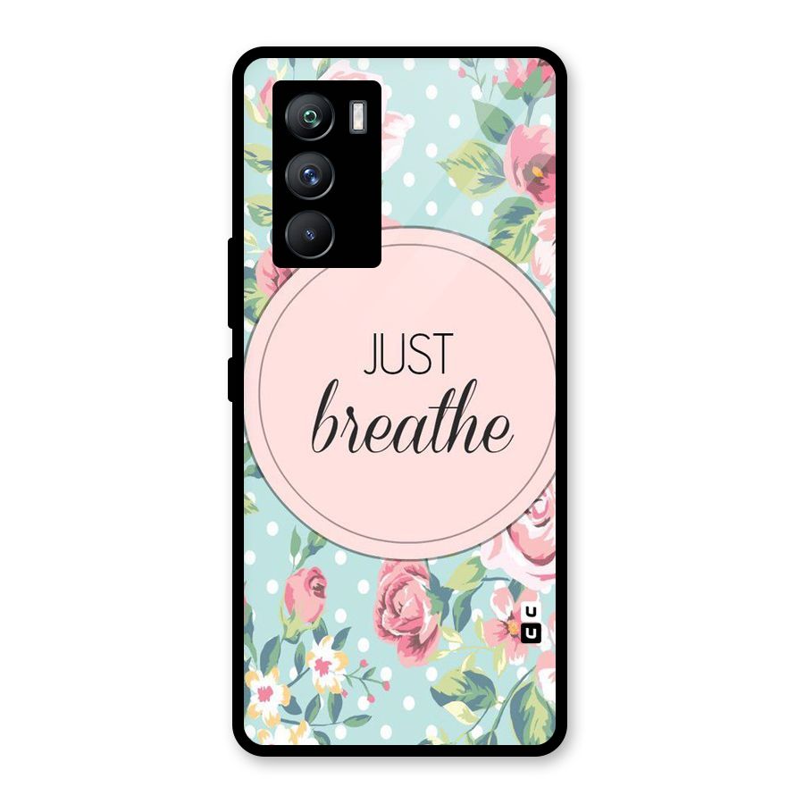 Floral Bloom Glass Back Case for Vivo iQOO 9 SE