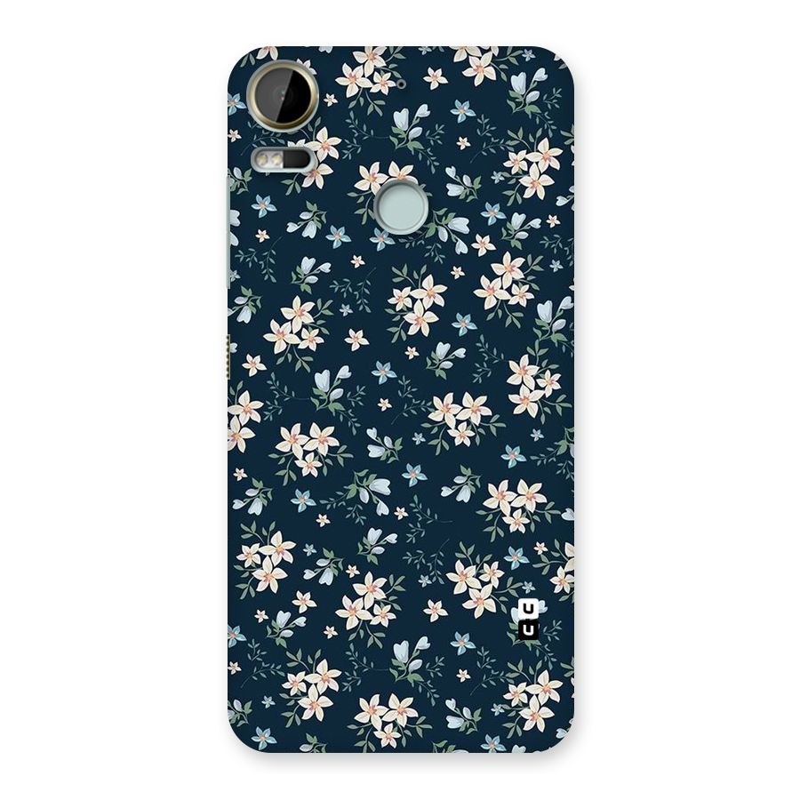 Floral Blue Bloom Back Case for Desire 10 Pro