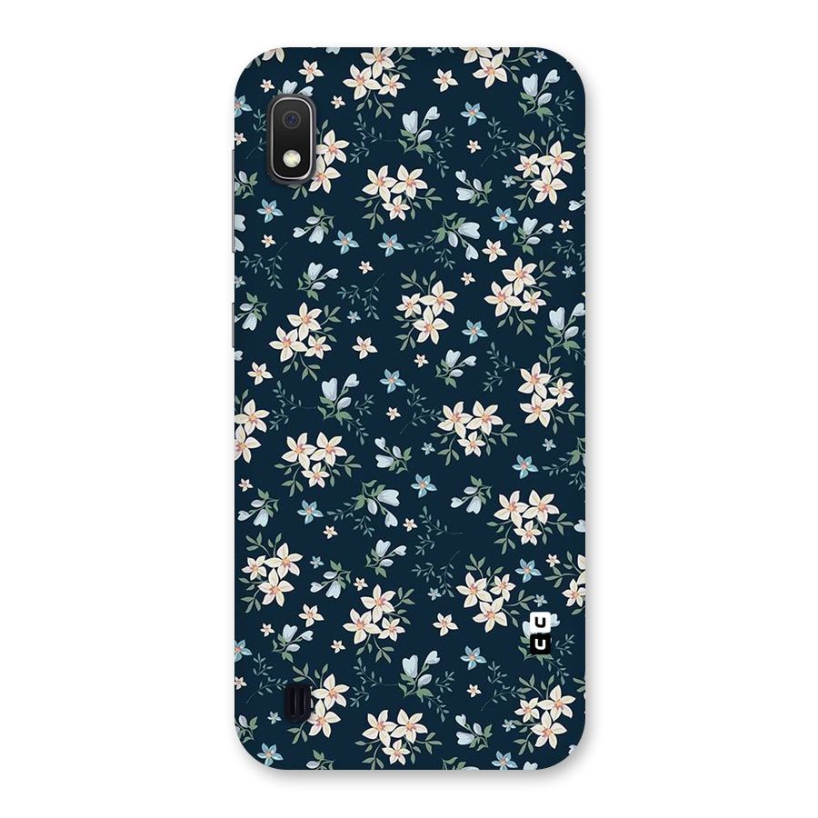 Floral Blue Bloom Back Case for Galaxy A10
