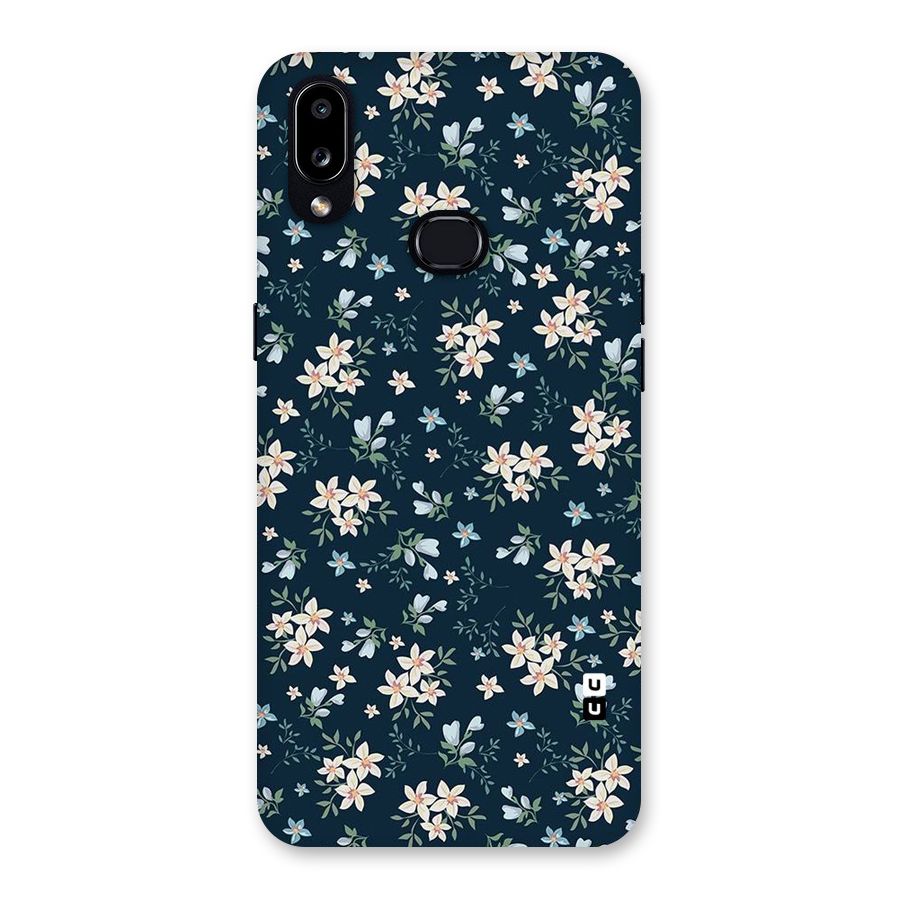 Floral Blue Bloom Back Case for Galaxy A10s