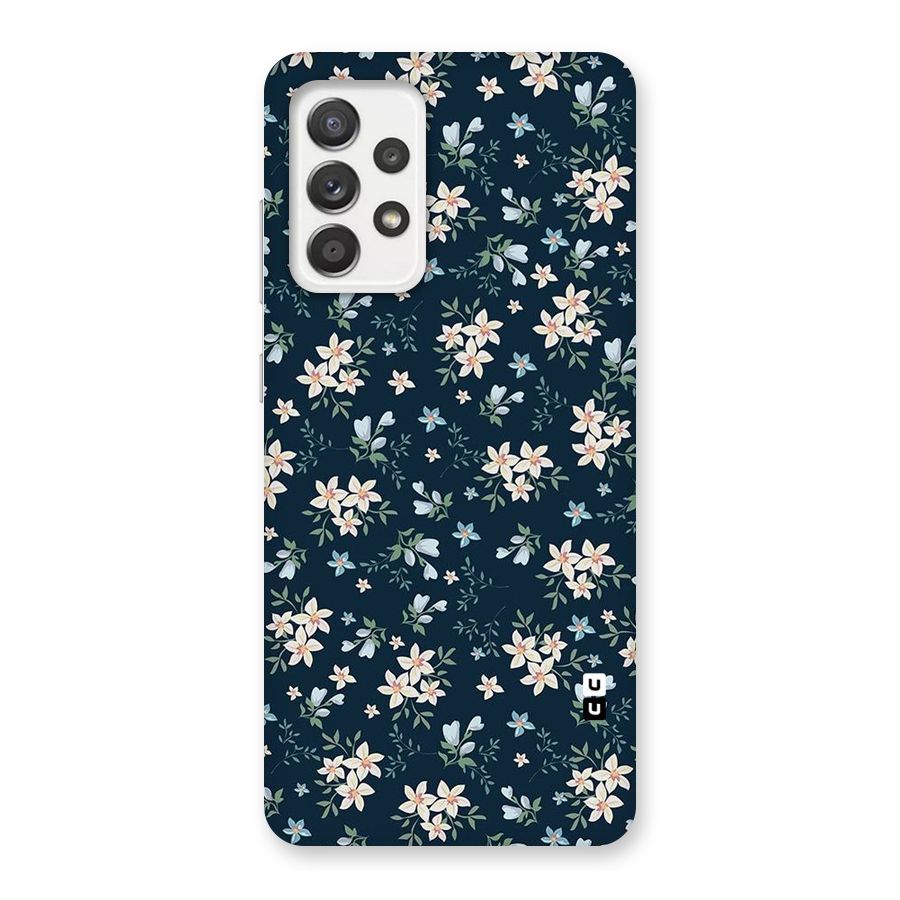 Floral Blue Bloom Back Case for Galaxy A52
