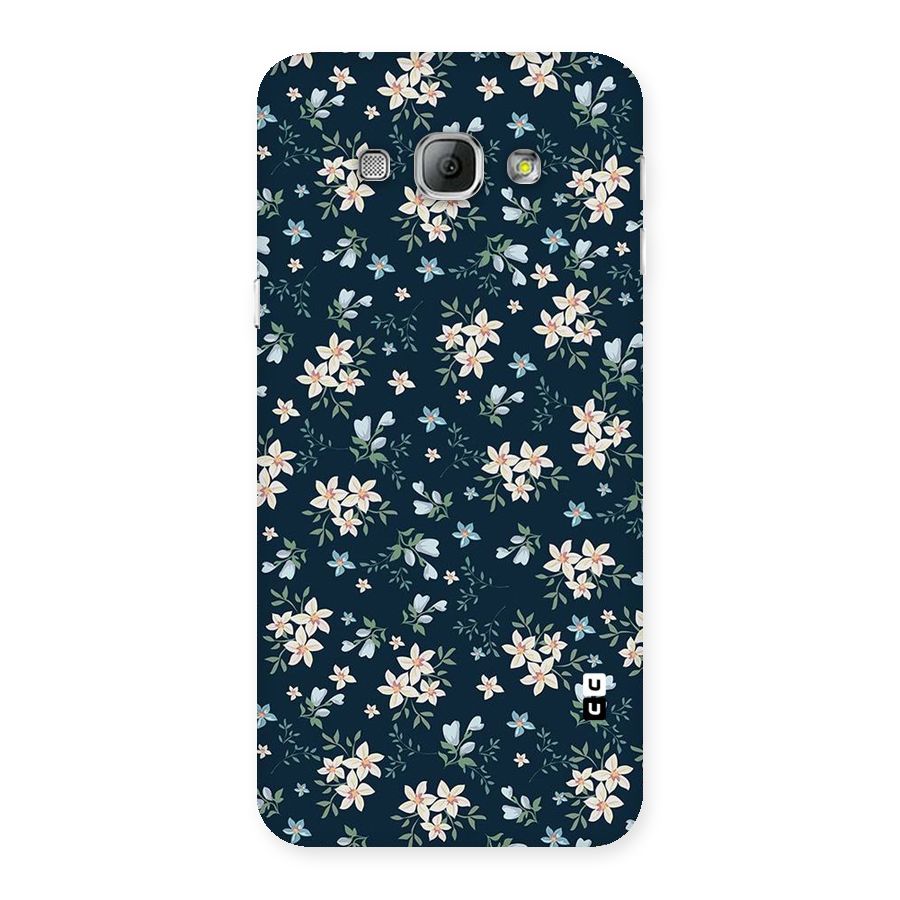 Floral Blue Bloom Back Case for Galaxy A8