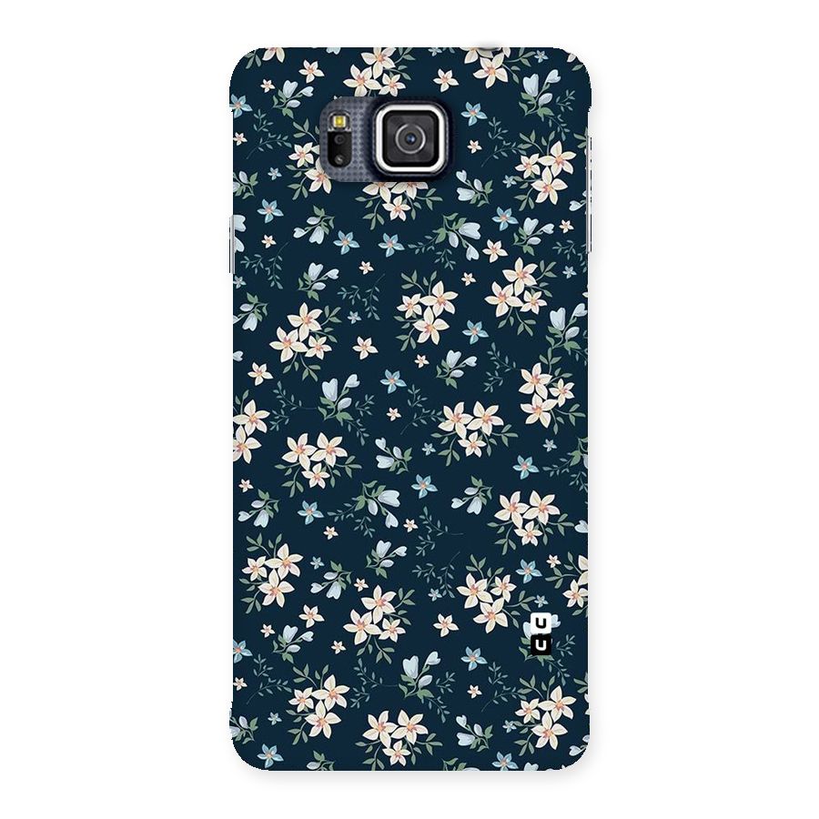 Floral Blue Bloom Back Case for Galaxy Alpha
