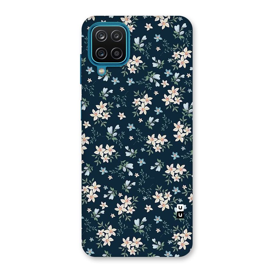 Floral Blue Bloom Back Case for Galaxy F12