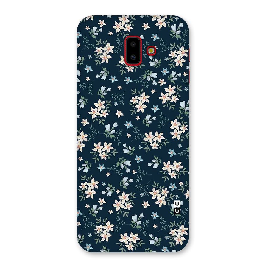 Floral Blue Bloom Back Case for Galaxy J6 Plus