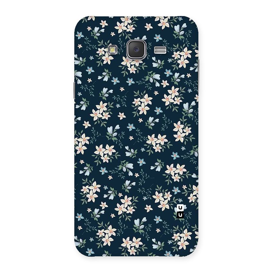 Floral Blue Bloom Back Case for Galaxy J7