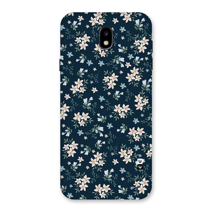 Floral Blue Bloom Back Case for Galaxy J7 Pro