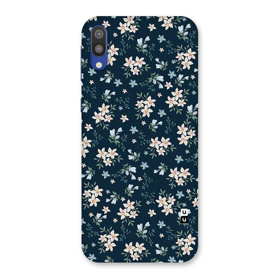 Floral Blue Bloom Back Case for Galaxy M10