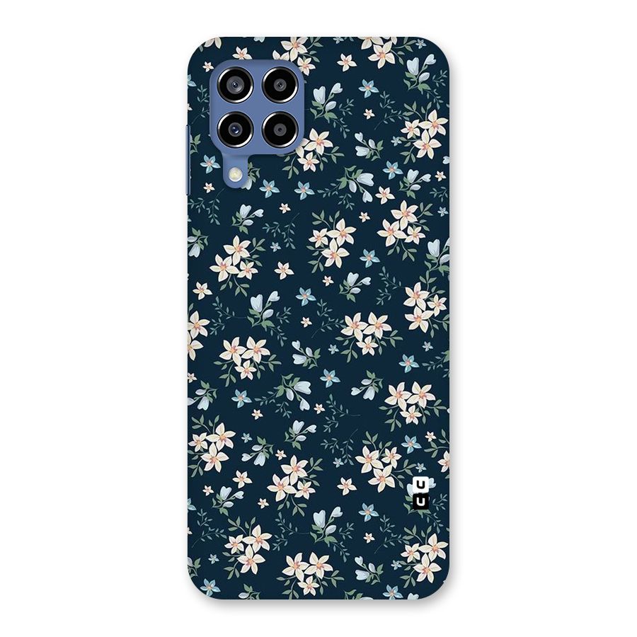 Floral Blue Bloom Back Case for Galaxy M53 5G