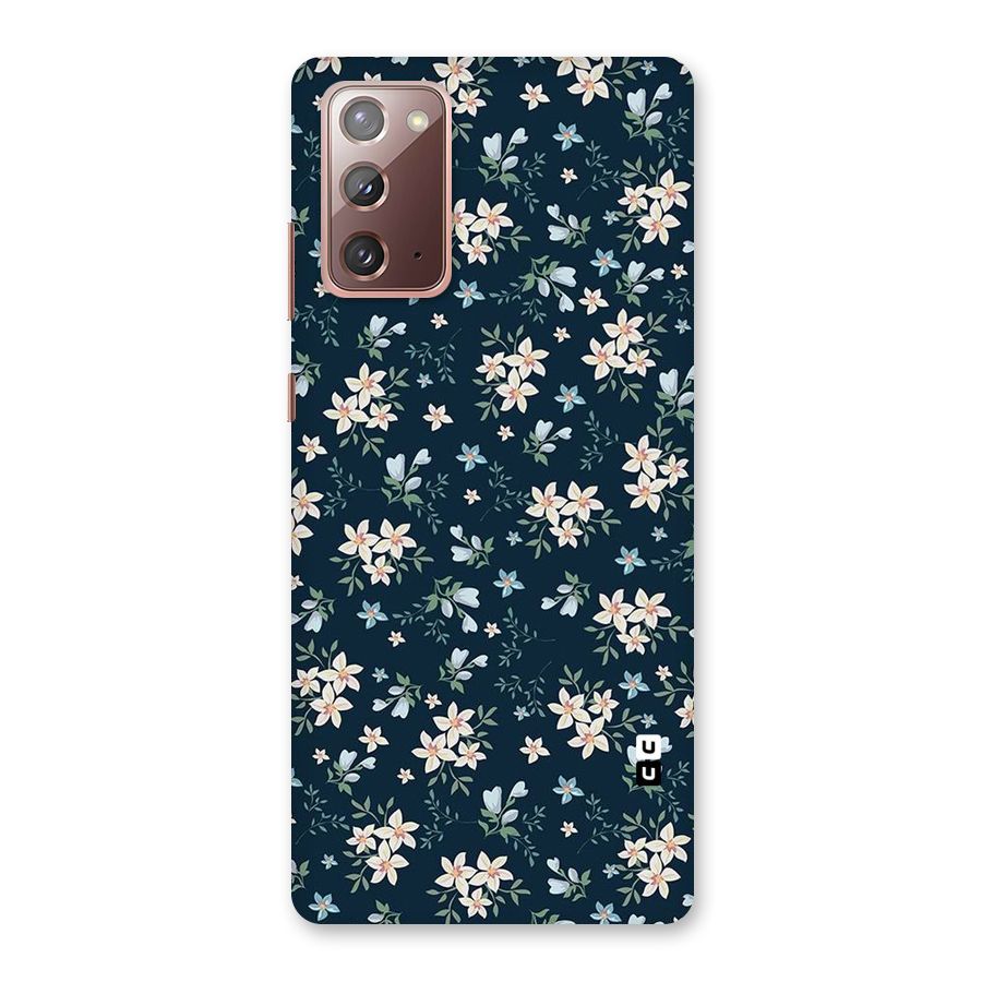 Floral Blue Bloom Back Case for Galaxy Note 20
