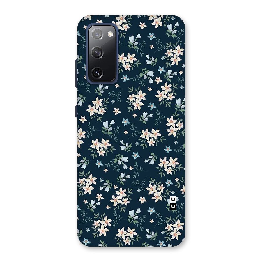 Floral Blue Bloom Back Case for Galaxy S20 FE