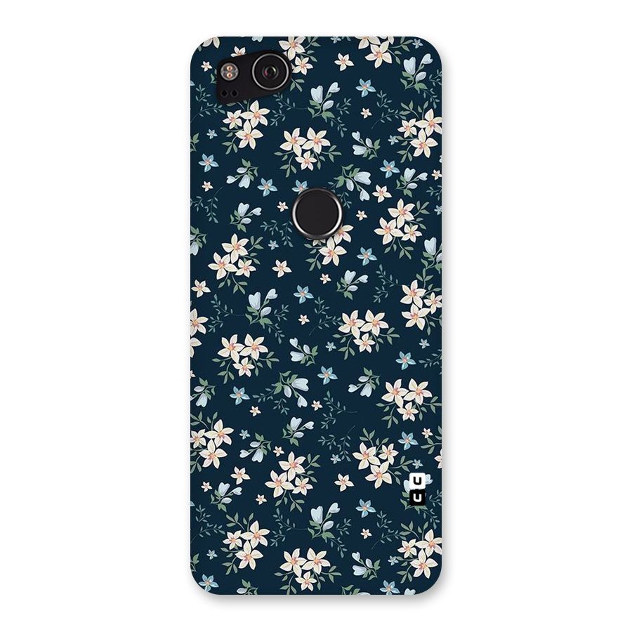 Floral Blue Bloom Back Case for Google Pixel 2