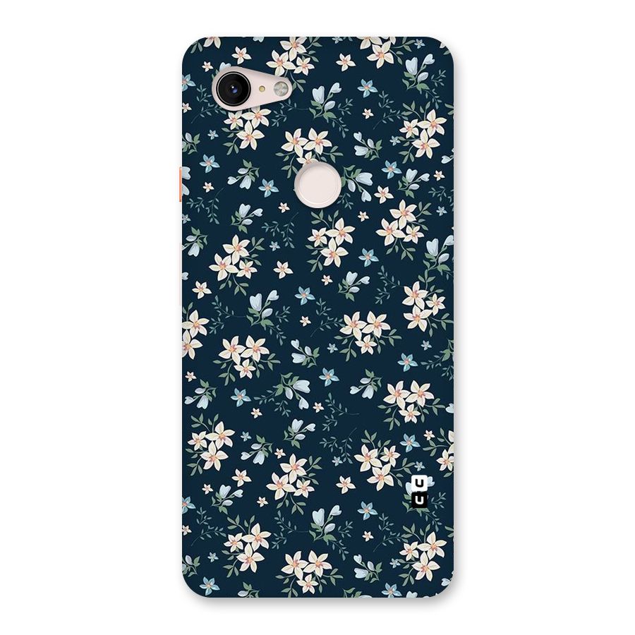 Floral Blue Bloom Back Case for Google Pixel 3 XL
