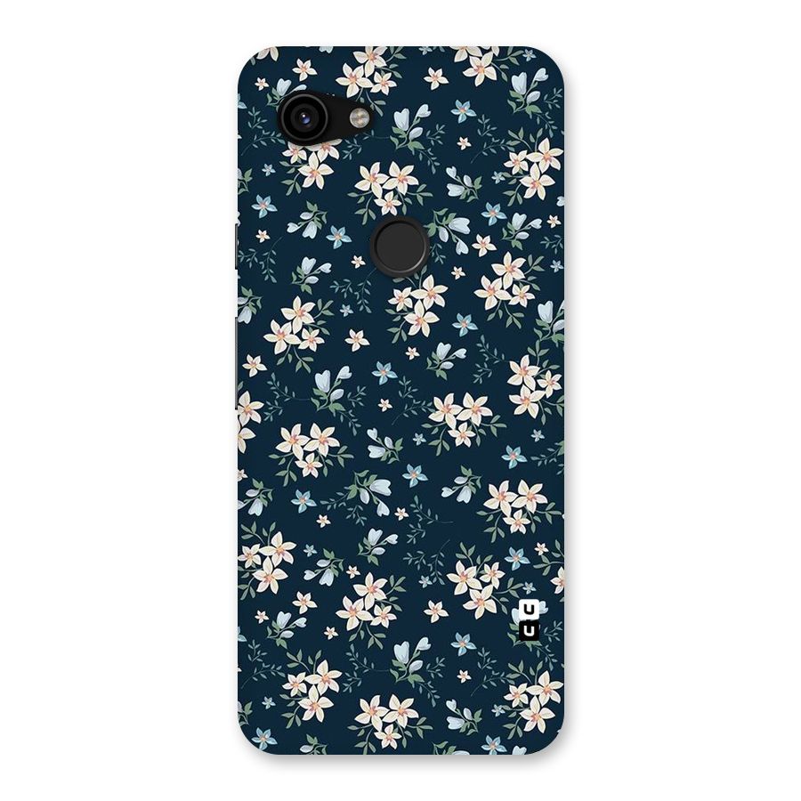 Floral Blue Bloom Back Case for Google Pixel 3a