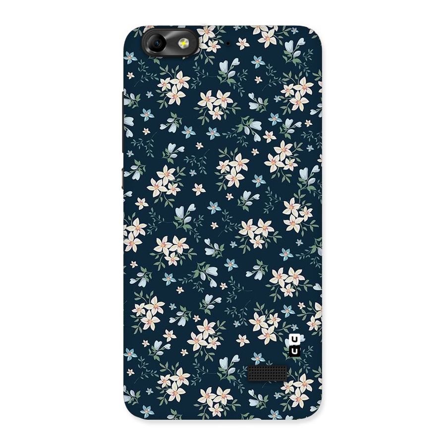 Floral Blue Bloom Back Case for Honor 4C