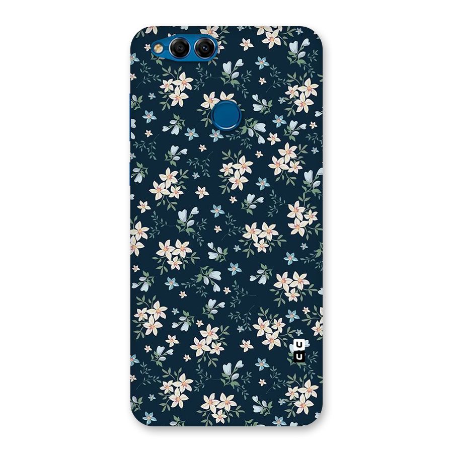 Floral Blue Bloom Back Case for Honor 7X