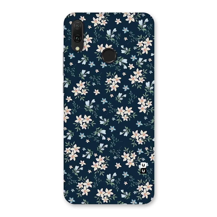 Floral Blue Bloom Back Case for Huawei Y9 (2019)