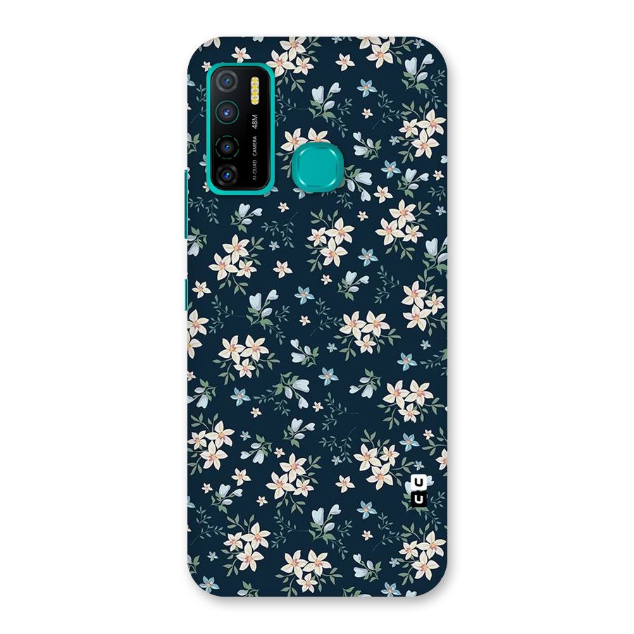 Floral Blue Bloom Back Case for Infinix Hot 9 Pro