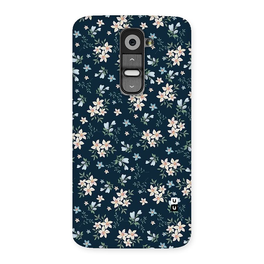 Floral Blue Bloom Back Case for LG G2