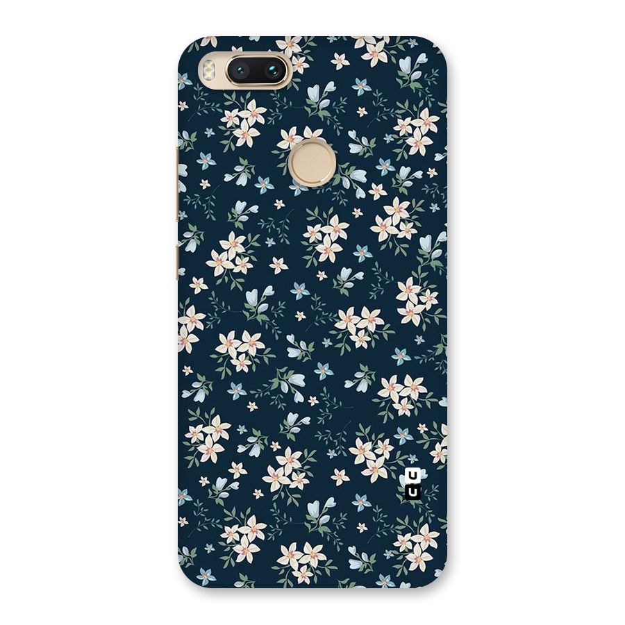 Floral Blue Bloom Back Case for Mi A1