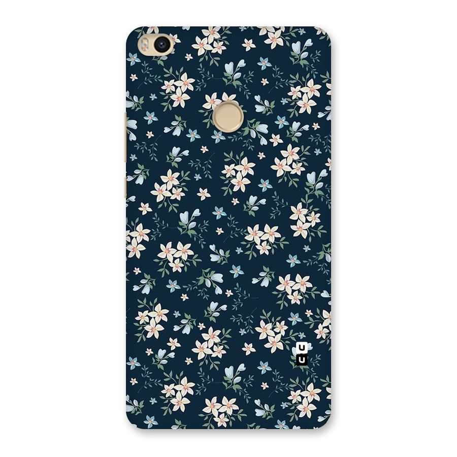 Floral Blue Bloom Back Case for Mi Max 2