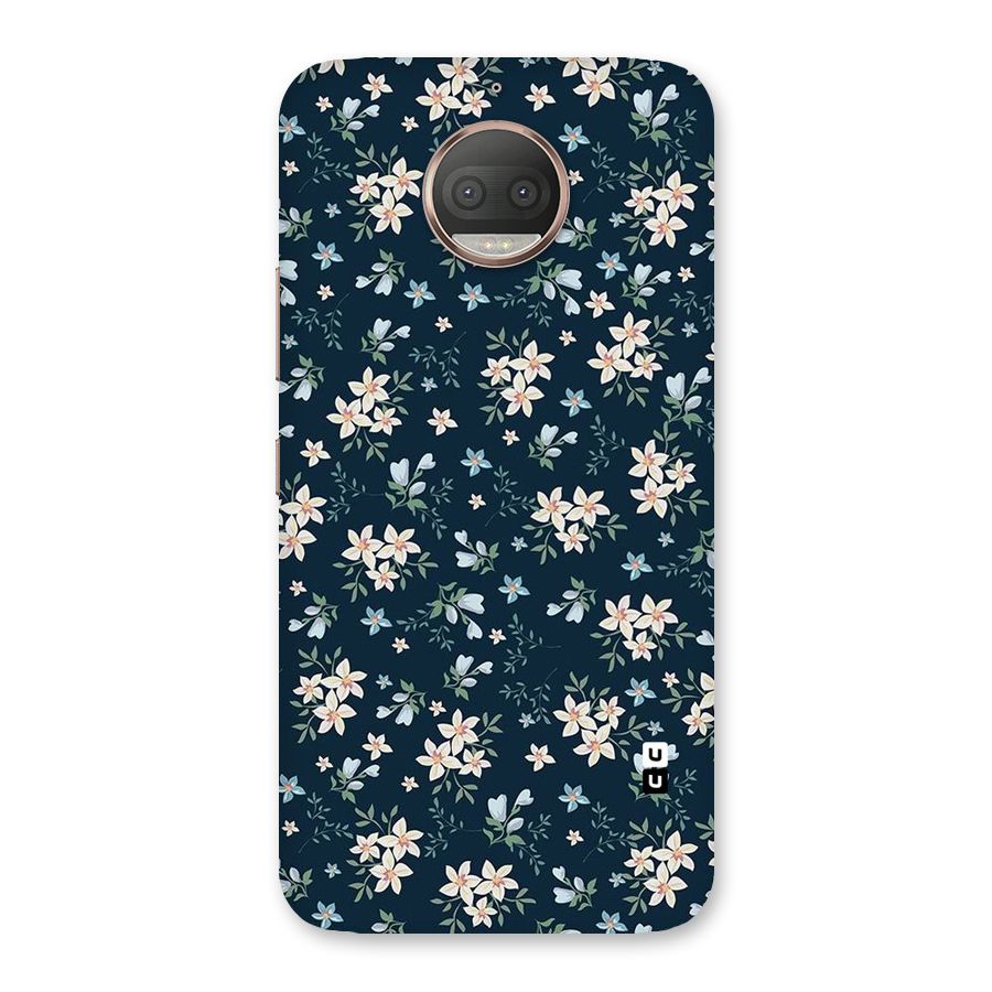 Floral Blue Bloom Back Case for Moto G5s Plus