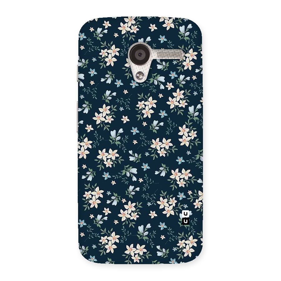 Floral Blue Bloom Back Case for Moto X