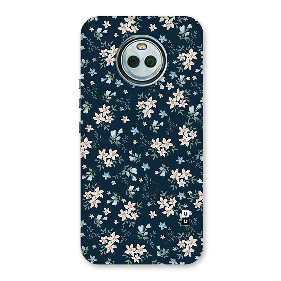 Floral Blue Bloom Back Case for Moto X4