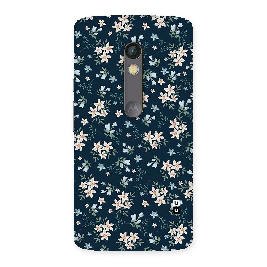 Floral Blue Bloom Back Case for Moto X Play
