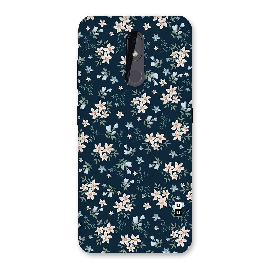 Floral Blue Bloom Back Case for Nokia 3.2