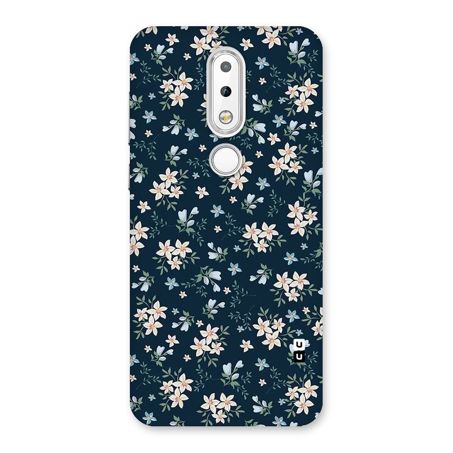 Floral Blue Bloom Back Case for Nokia 6.1 Plus