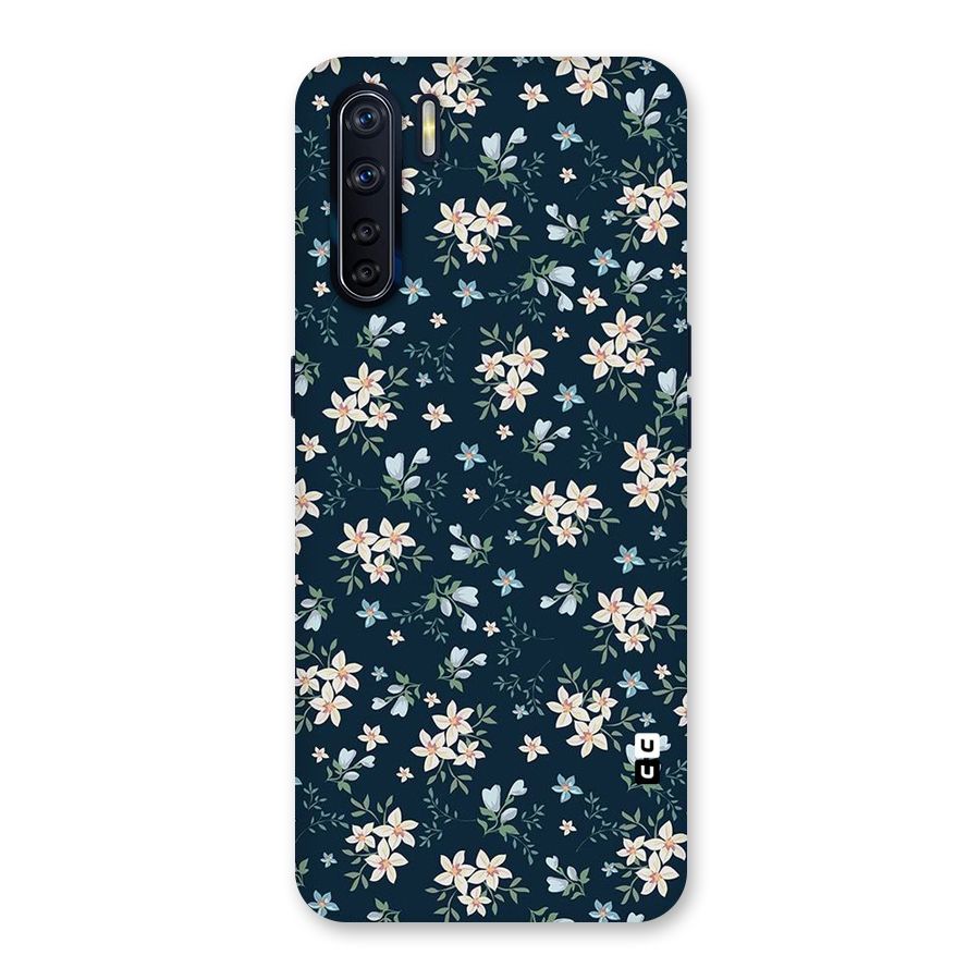 Floral Blue Bloom Back Case for Oppo F15